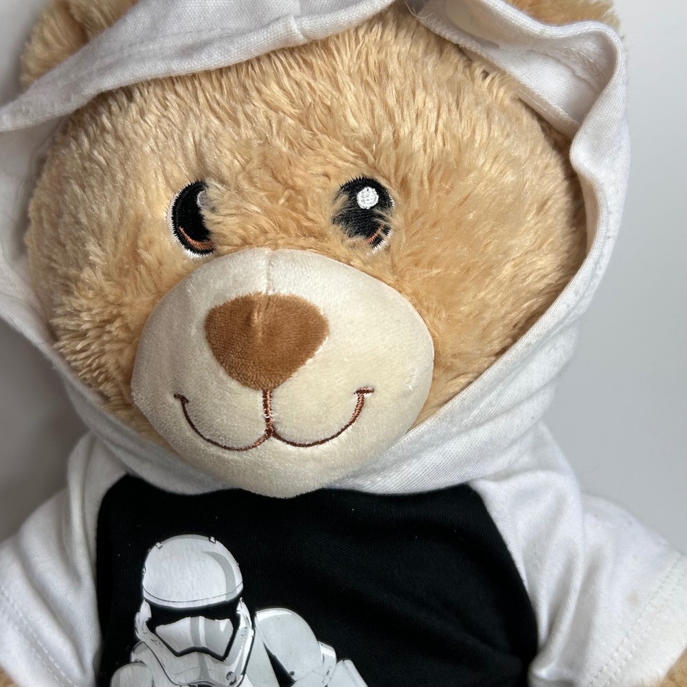 Build-A-Bear Star Wars The‎ Force Awakens Stormtrooper Hoodie Plush Teddy Bear - Picture 2 of 15
